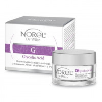 Антивіковий крем з кислотами АНА і екстрактом ірису Норель Glicolic Acid Soothing Cream Anti-age with AHA acids Norel