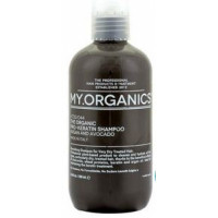Поживний шампунь для сухих і фарбованого волосся Май.Органікс Pro-Keratin Shampoo Argan And Avocado My.Organics