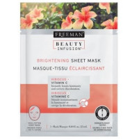 Тканинна маска яка висвітлює Гібіскус і Вітамін С Фріман BEAUTY INFUSION Freeman