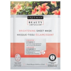 Тканинна маска яка висвітлює Гібіскус і Вітамін С Фріман BEAUTY INFUSION Freeman