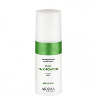Тальк-пудра охолоджуючий з маслом м'яти Аравія Профешнл Mint Talc-Powder Aravia Professional
