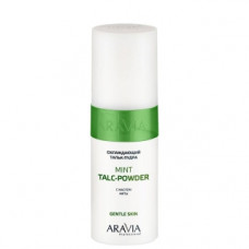 Тальк-пудра охолоджуючий з маслом м'яти Аравія Профешнл Mint Talc-Powder Aravia Professional