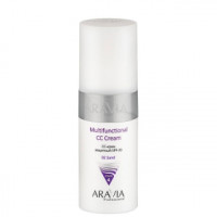 CC-крем захисний SPF-20 Аравія Профешнл Multifunctional CC Cream Sand 02 Aravia Professional