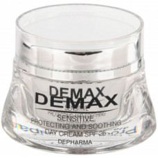 Захисно-заспокійливий денний крем SPF 25 Демакс Sensitive Protecting Day Cream SPF 25 Demax