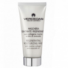 Зволожуюча маска з морським колагеном Вердеоасі Regenerating Moisturizing Mask with marine collagen and avocado oil Verdeoasi