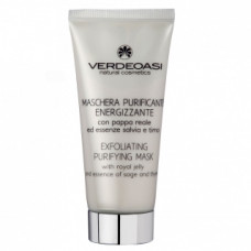 Енергетична очищаюча маска з маточним молочком Вердеоасі Energizing Purifying Mask with royal jelly and essence of sage Verdeoasi