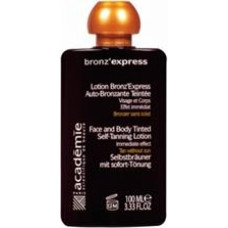Лосьйон-автозагар для обличчя і тіла Академі Lotion Bronz'Express Academie