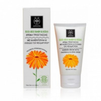 Захисний крем з календулою і оксидом цинку Апівіта Babies & Kids Eco Bio Baby Kids Barrier Cream With Calendula & Zinc Oxide Apivita