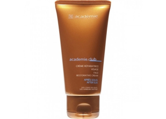 Заспокійливий крем для обличчя після засмаги Академі Face restorative cream Academie