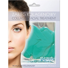 Маска колагенова з зеленим чаєм Б'юті Фейc Maska kolagenowa z zielonа herbatа Beauty face