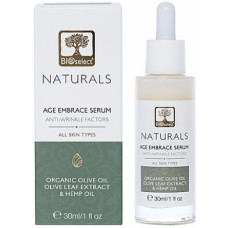 Антивікова сироватка для обличчя та шиї з маслом конопель БіоСелект Naturals Age embrace serum hemp BIOSelect
