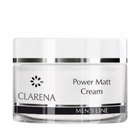 Легкий зволожуючий чоловічий крем Клара Power Matt Cream Clarena