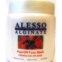 Отшелушивающая і очищає альгінатна маска з папайей Алессо Exfoliating and cleansing algae mask with papaya Alesso