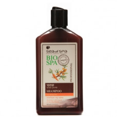 Шампунь для зміцнення волосся з маслом Моркви і Обліпихи Сі Оф Спа Shampoo for Stronger Hair Enriched with Carrot & Sea Buckthorn Sea Of Spa