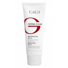 Зволожуючий захисний крем SPF-15 Джи Джи Derma Clear Protective SPF 15 Gigi