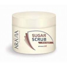 Скраб цукровий з маслом мигдалю Аравія Профешнл Sugar scrub with almond oil Aravia Professional