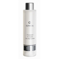 Мицеллярний тонік з алмазним пилом і ікрою Клара DIAMOND & CAVIAR MICELLAR LOTION Clarena