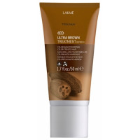 Маска для підтримки темних відтінків фарбованого волосся Лакме Teknia Ultra Brown Refresh Treatment Lakme