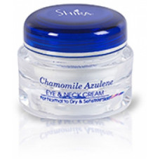 Лікувальний крем для повік і області шиї Шира Chamomile Azulene Eye & Neck Cream Shira