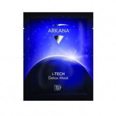 Тришарова детокс маска з мікрочастинками гематиту і платини Аркана i-Tech Detox Mask Arkana