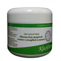 Маска для жирної шкіри з блакитною глиною Клеодерма Sebo-Control Mask KleoDerma