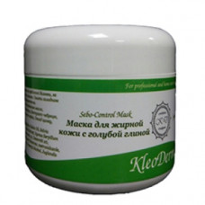 Маска для жирної шкіри з блакитною глиною Клеодерма Sebo-Control Mask KleoDerma