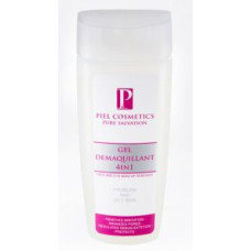 Гель для зняття макіяжу для проблемної шкіри Пьель косметикс Pure Salvation GEL DEMAQUILLANT 4in1 Face and Eye Makeup Remover Piel cosmetics