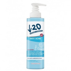 Що очищає матирующий гель для проблемної шкіри Лірен Under Twenty Anti Acne Cleancing and Matting Gel Lirene