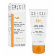 Крем високого ступеня захисту з тональним ефектом SPF50 + Соскін SPF50 + Sun Cream Very High Protection SoSkin