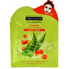 Тканинна маска зволожуюча Алое і Обліпиха Фріман Feel Beautiful Hydrating Sheet Mask Freeman
