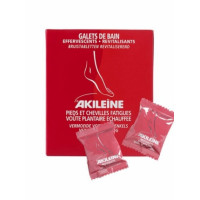Шипучі тонізуючі таблетки для ванни для ніг Асепта Akileіne Red Relaxing Effervescent Footbath Tablets Asepta